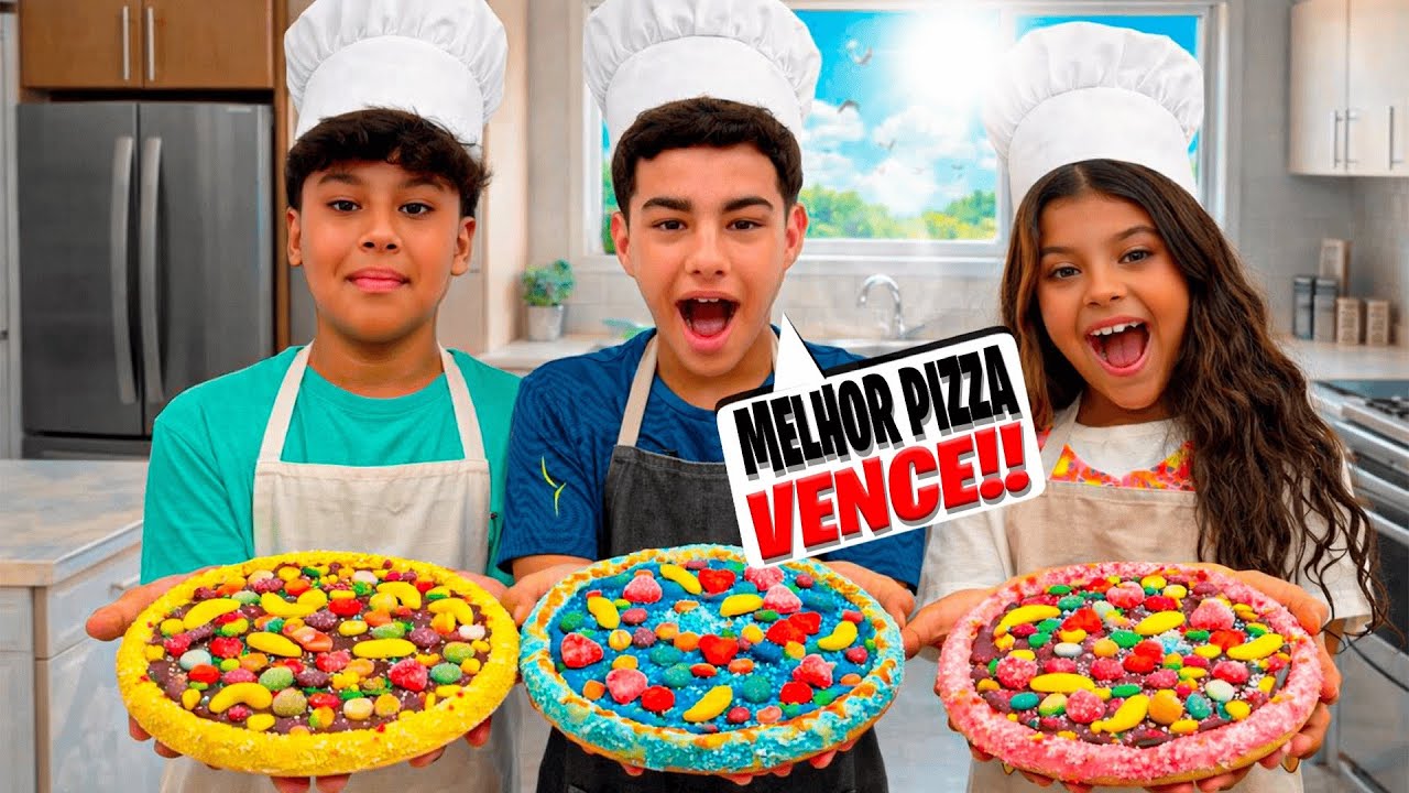 QUEM FAZ A MELHOR PIZZA DOCE? 🍬 VC VAI ESCOLHER 😍