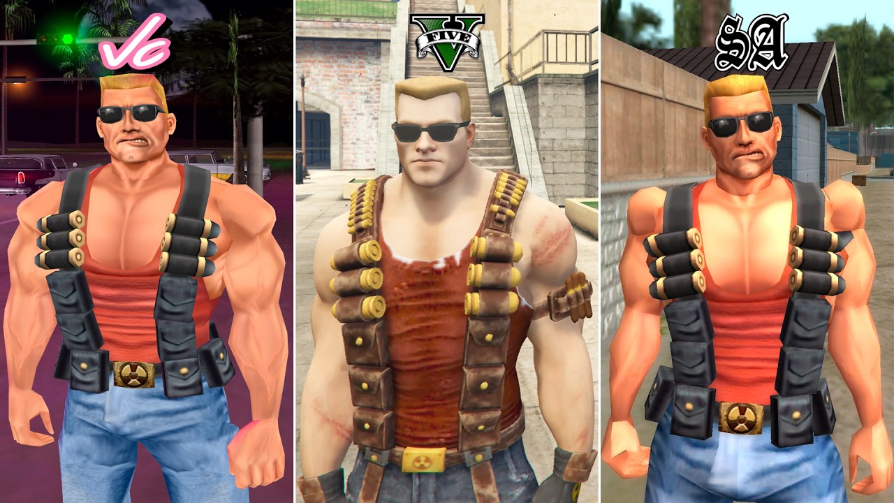 Duke Nukem in GTA GAMES