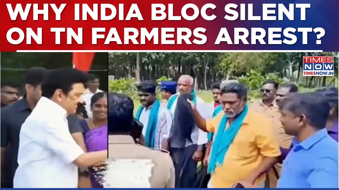 Stalin Govt Arrests 8 Farmers In Tamil Nadu For 'Black Flag' Protest, Why I.N.D.I.A Bloc Silent?
