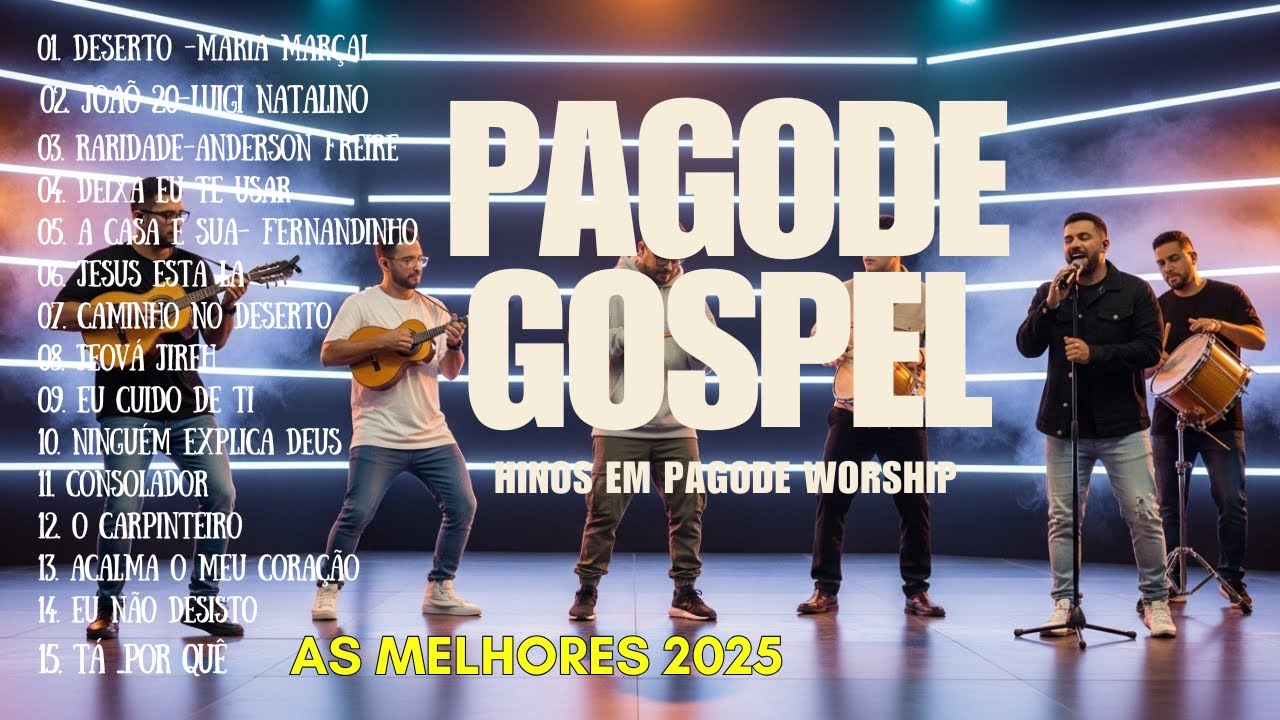 PAGODE GOSPEL- MUSICAS EVANGELICAS EM PAGODE- hinos em pagode- grabiela rocha, fernandinho, maria