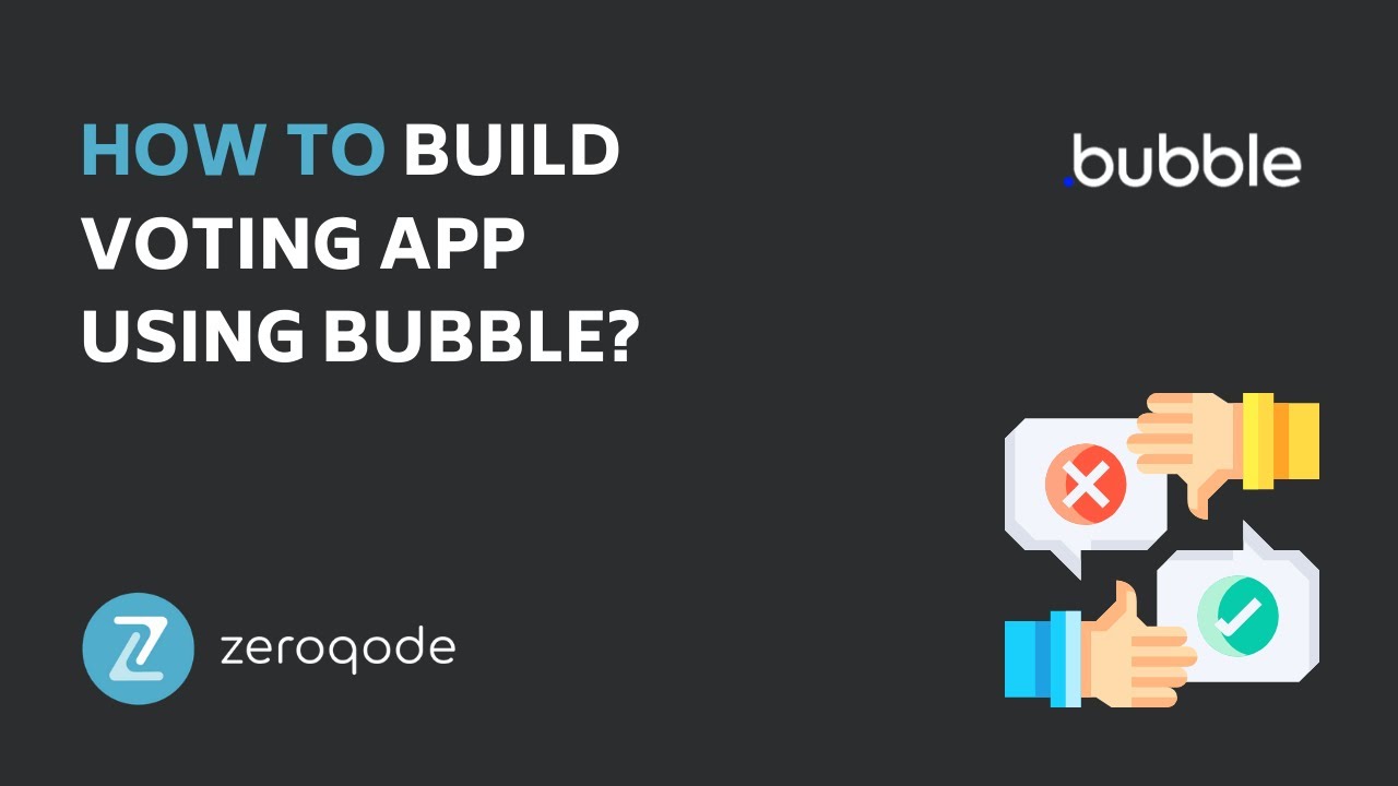 How to build a voting app without code using Bubble