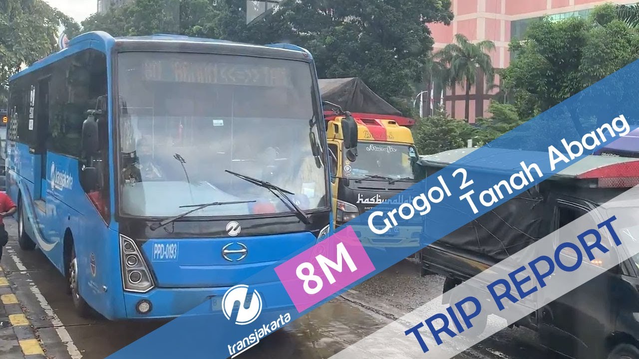 EASY ACCESS FROM CIPUTRA MALL TO TANAH ABANG |  TransJakarta | 8M. Grogol 2 to Stasiun Tanah Abang