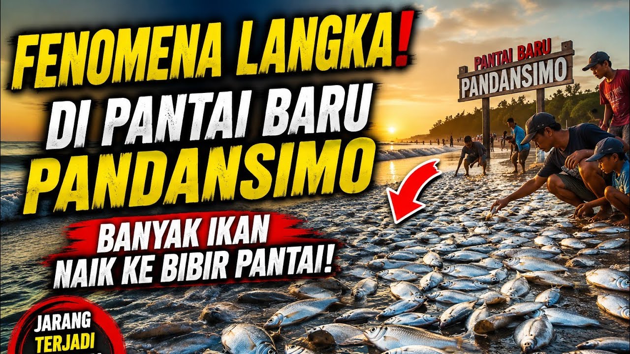 Fenomena Langka Dipantai Baru Pandansimo Bantul