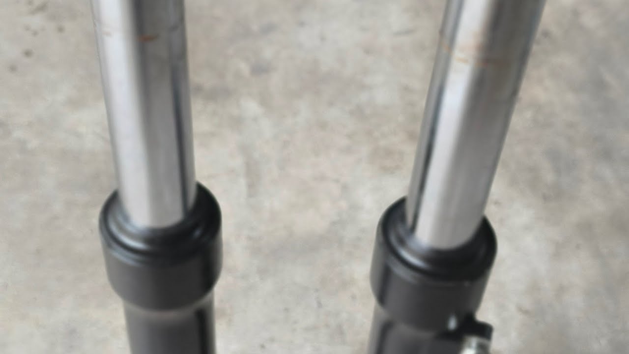 honda Grazia front fork oil change