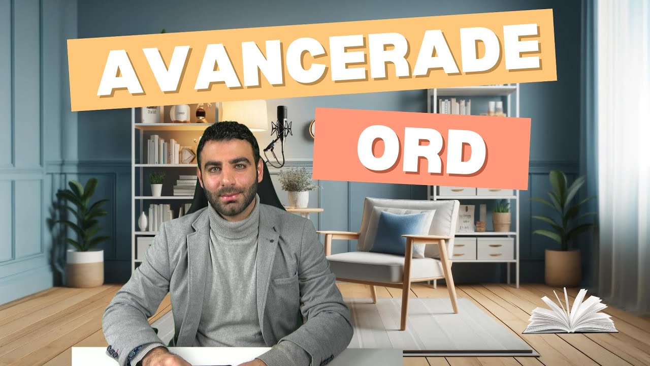 Lär dig avancerade ord och utöka ditt ordförråd!