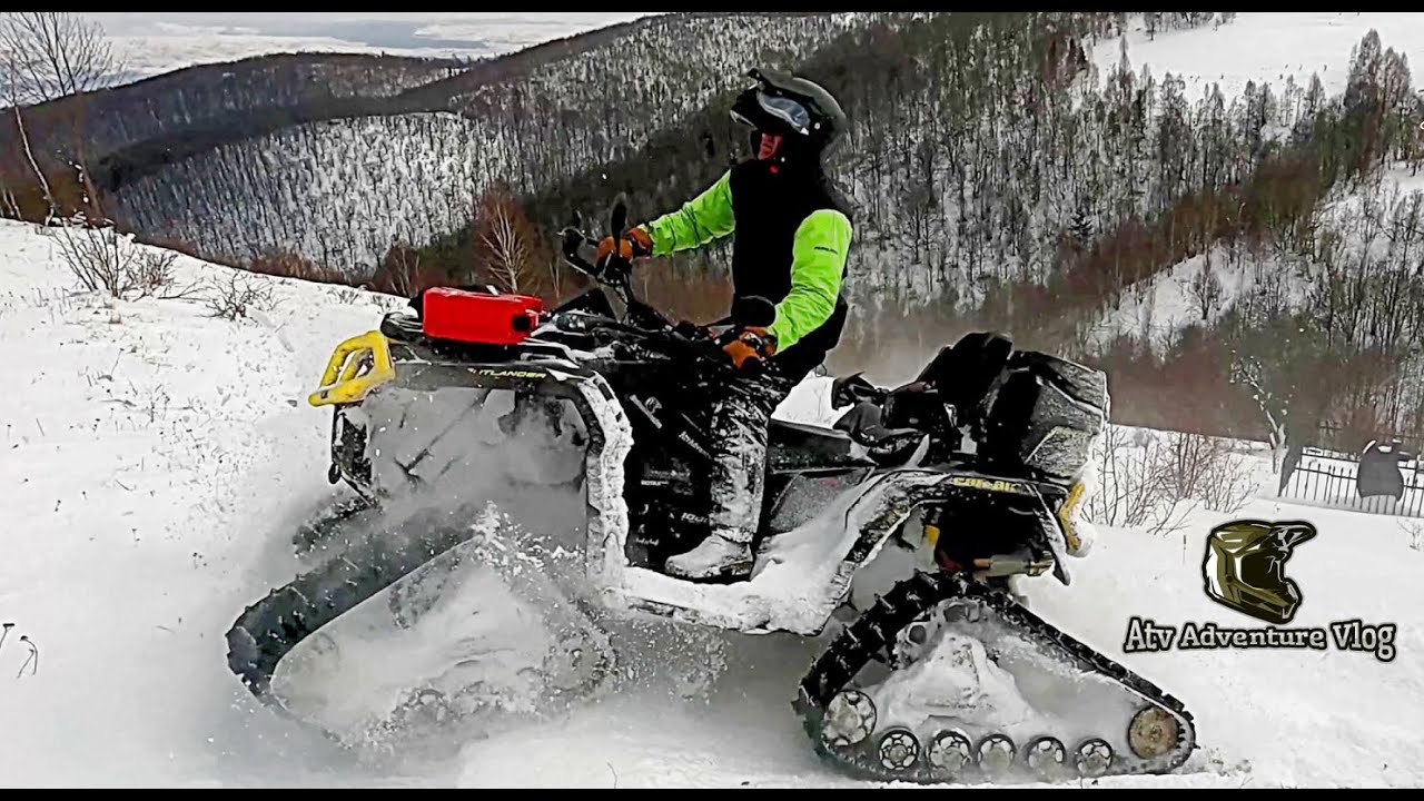 Track System Testing  🚀 Apache 360 LT ❄️Can-Am Outlander 1000 MAX XTP