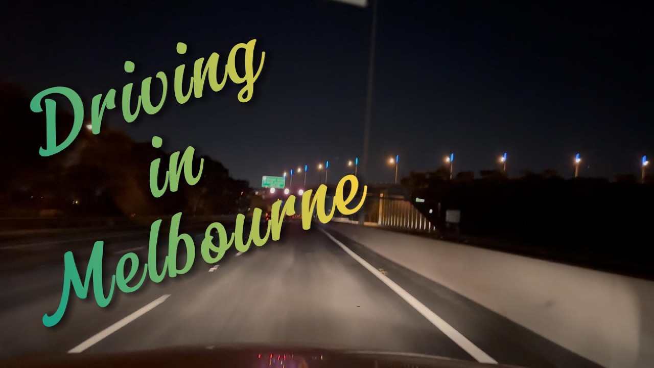 Driving in Melbourne - A Quiet Dawn on Thursday Morning
