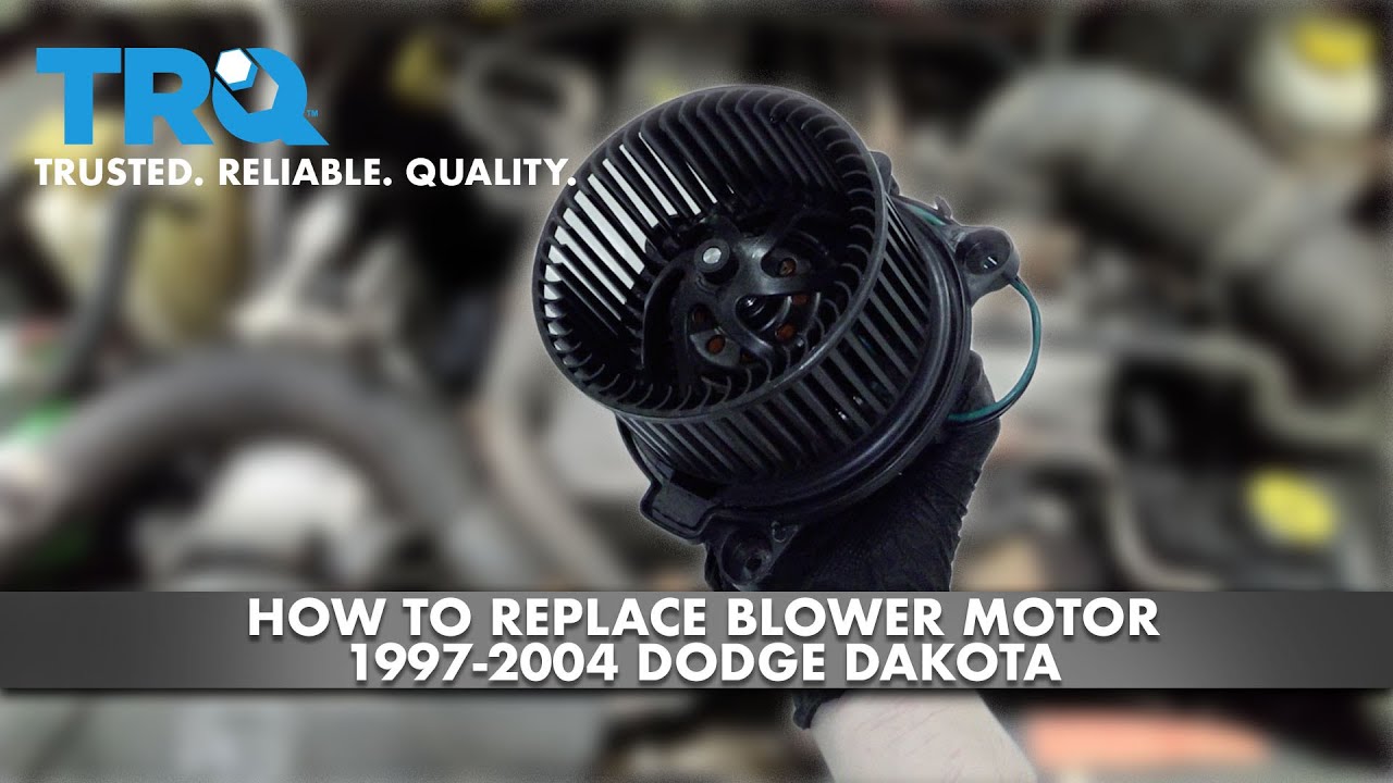 Как заменить электродвигатель вентилятора Dodge Dakota 1997-2004