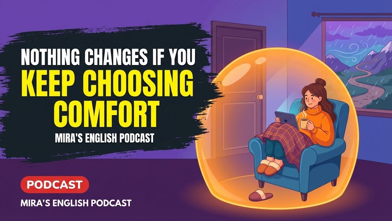Nothing Changes If You Keep Choosing Comfort | Mira's English Podcast