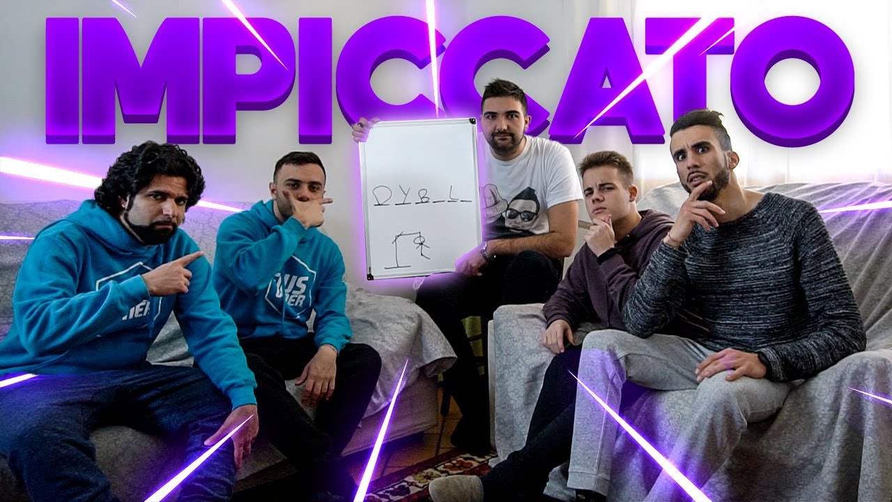 INDOVINA il CALCIATORE CHALLENGE con l'IMPICCATO!!! - w/ Fius Gamer, Ohm, Enry Lazza