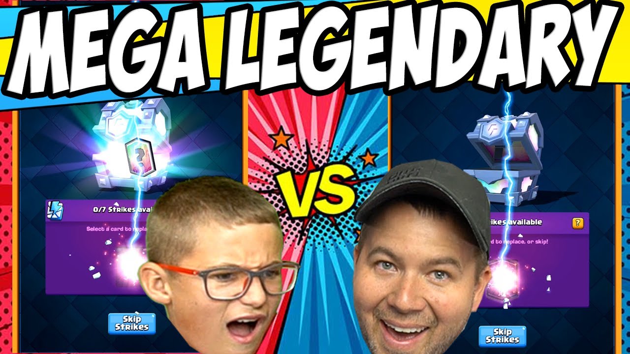 LIGHTNING LEGENDARY CHEST BATTLE! DAD vs SON! Who WINS?!
