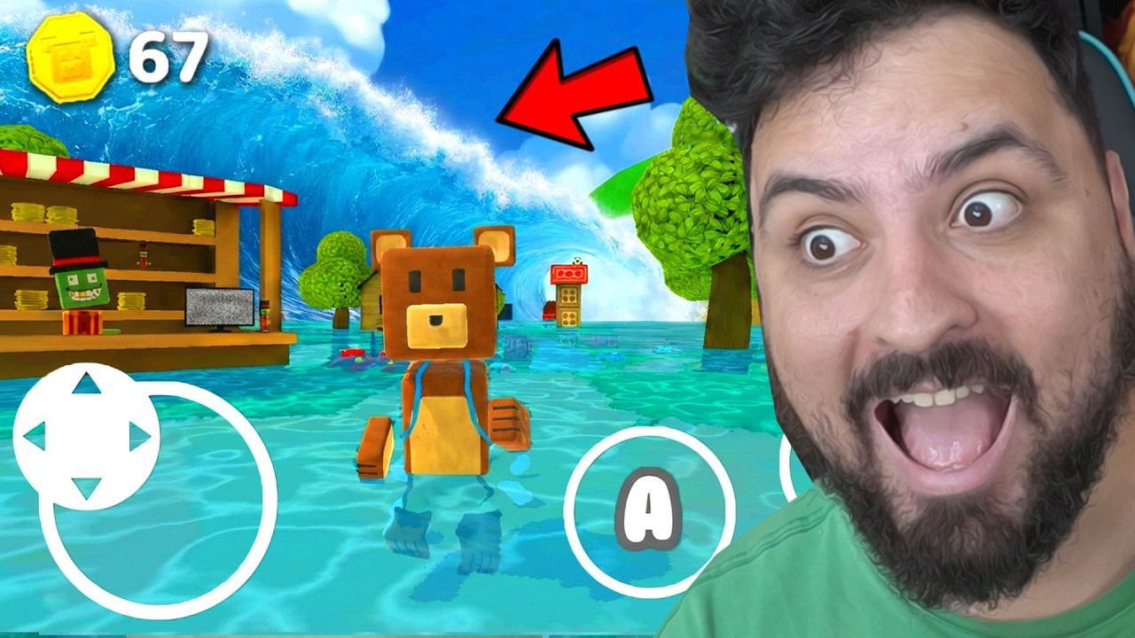 SOBREVIVA ao TSUNAMI em SUPER BEAR ADVENTURE !! (NOVA MISSÃO OCULTA)