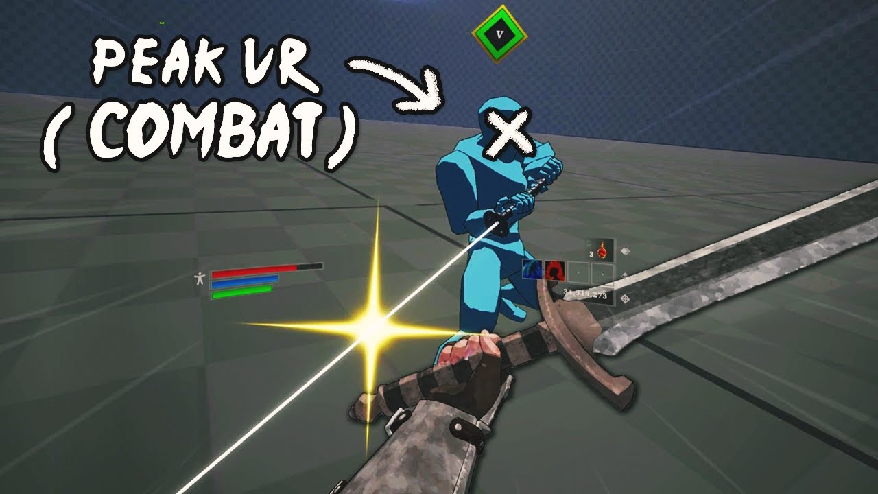 Making Peak VR RPG Combat In Sword Islands
