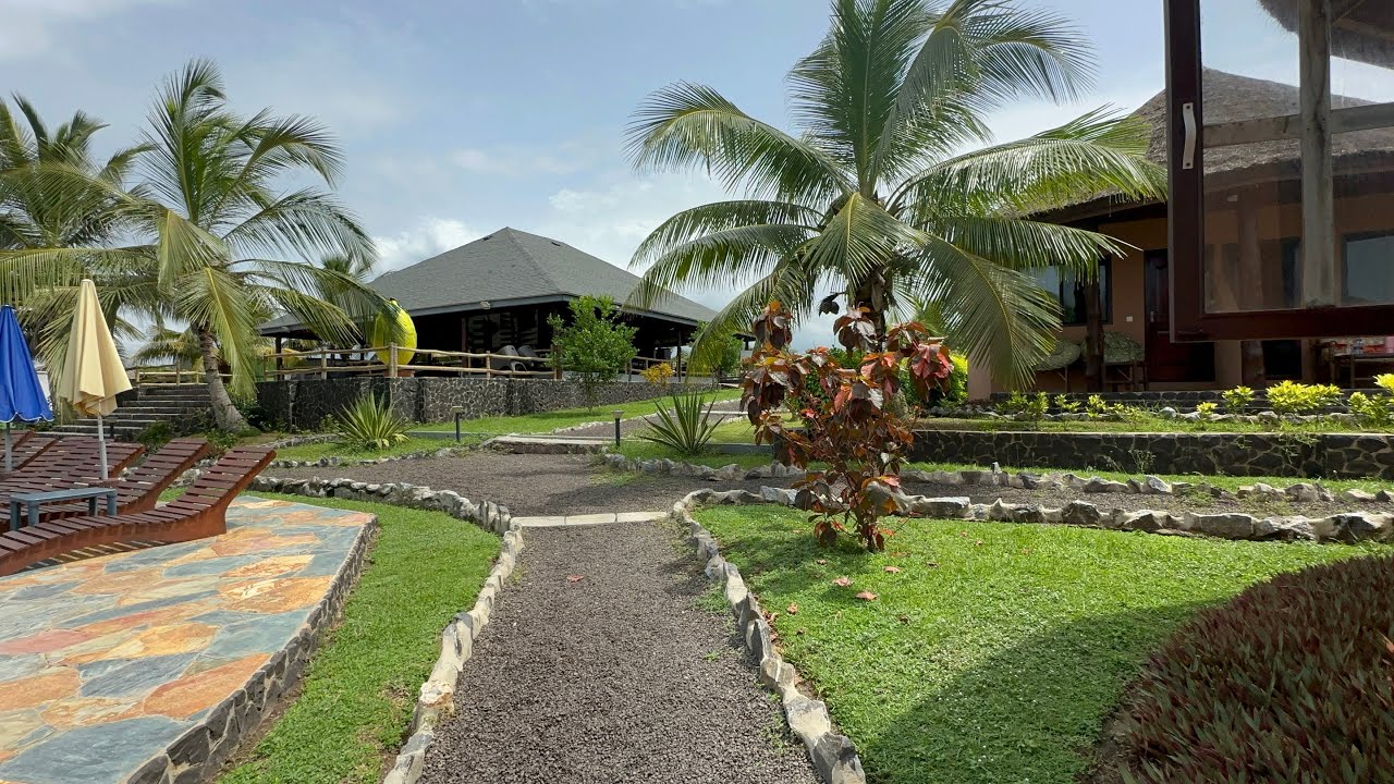 The 🍋 LEMON BEACH 🏝️ RESORT IN ELMINA, GHANA was #beautiful!