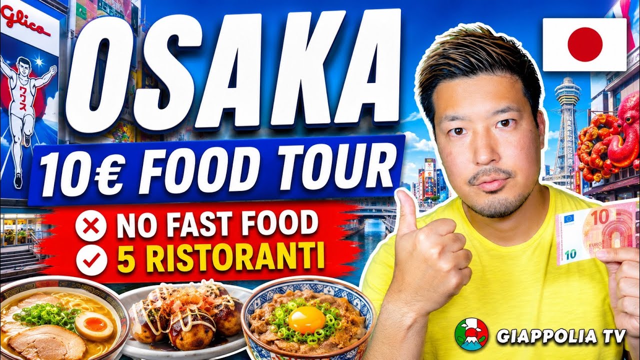 Mangiare con 10€ ad Osaka - No fast food, no junk food