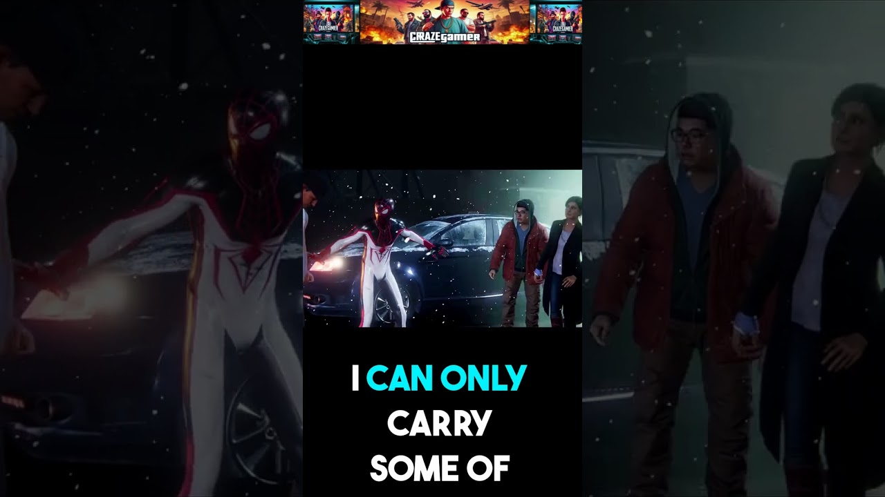 II AWESOME SCENE FROM SPIDERMAN MILES-MORALES II PART-1 #shorts  #crazegmaer297