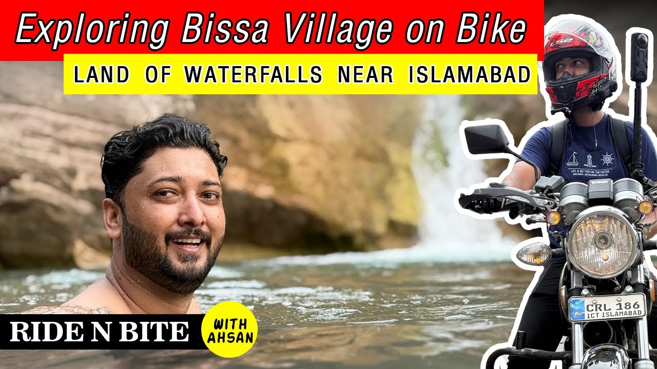 Exploring Bissa Village on Bike 🏍️ | Land of Waterfalls Near Islamabad