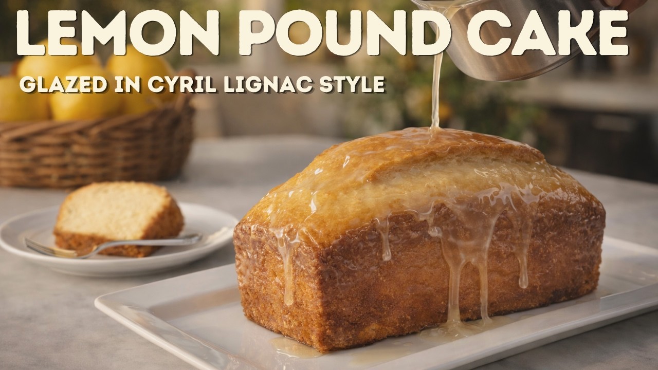 Le Cake au Citron de Cyril Lignac Vegan | The Lemon Pound Cake from Cyril Lignac made Vegan 🌱