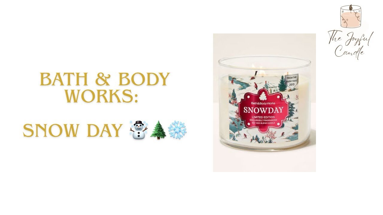 Обзор свечи Snow Day от Bath & Body Works ☃️❄️🌲