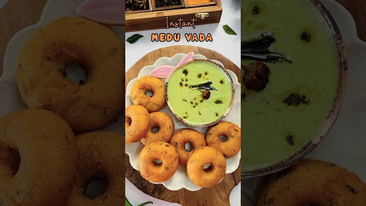 Instant Medu Vada Recipe | Vada Recipe #viral #vada #recipe