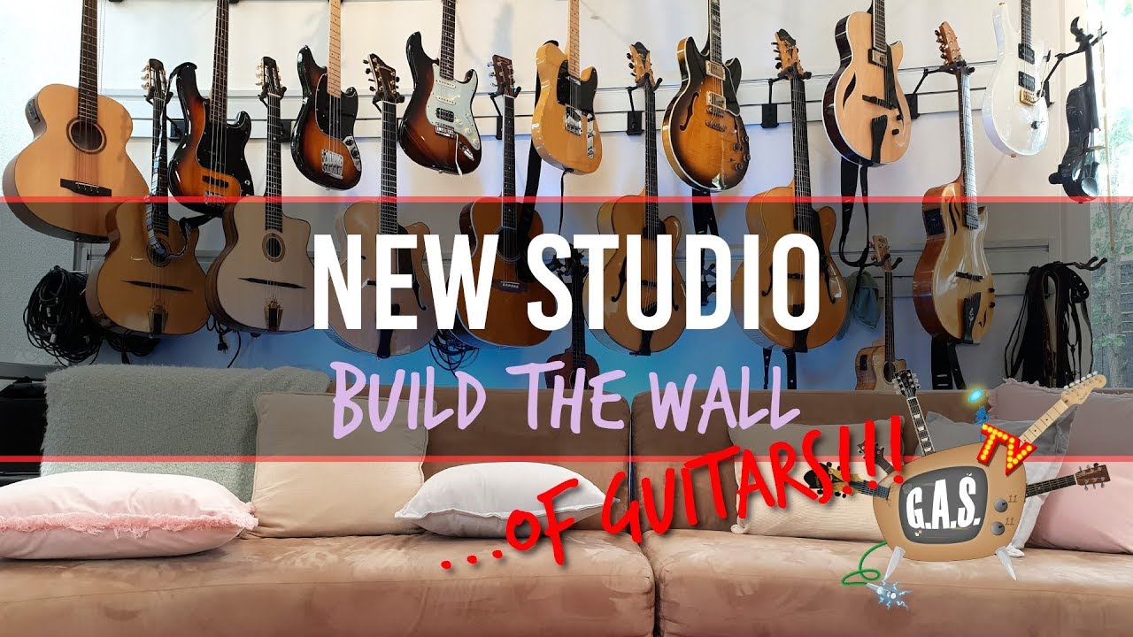 BUILD THE WALL | Slat wall & String Swing Guitar Hangers