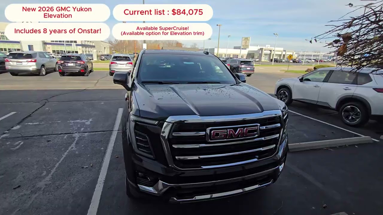 New 2026 Yukon Elevation