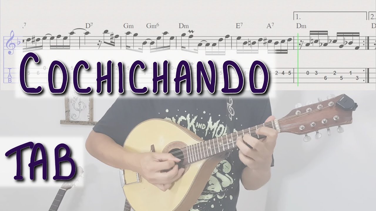 Como tocar COCHICHANDO no bandolim | TAB e Partitura