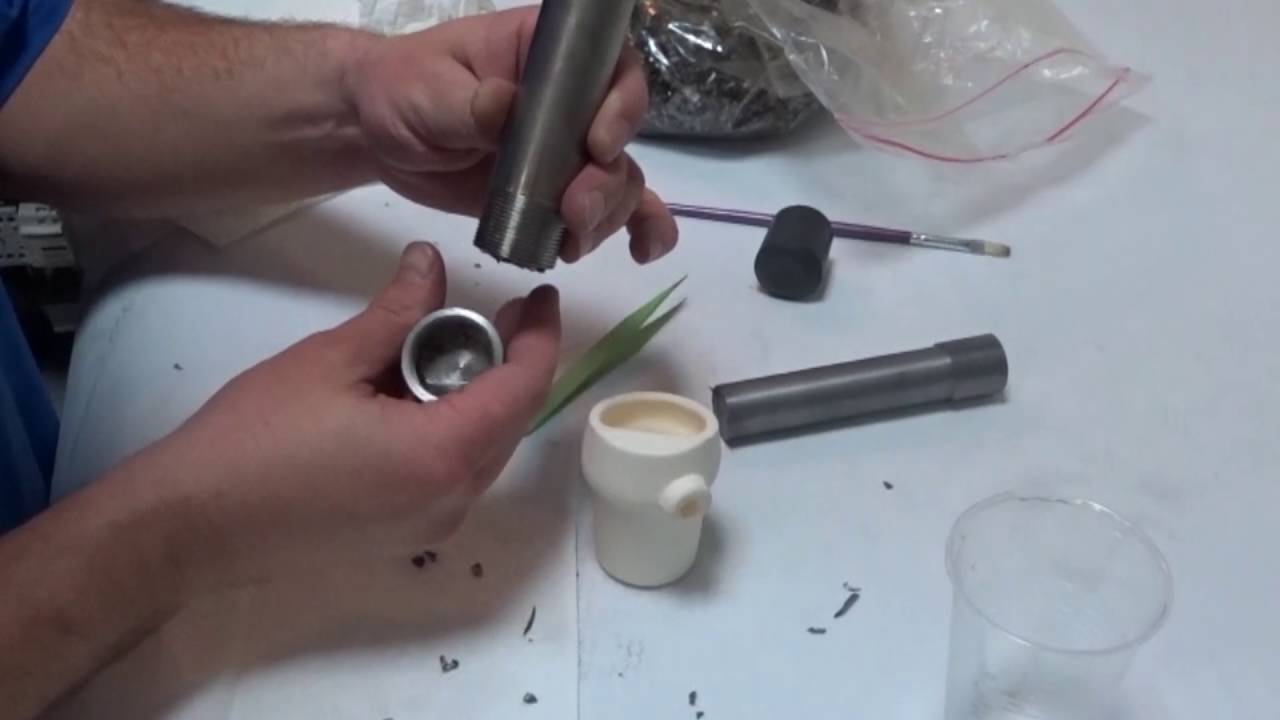 Casting of Titanium Shavings in a Copper Mold for Materials Research & Analysis