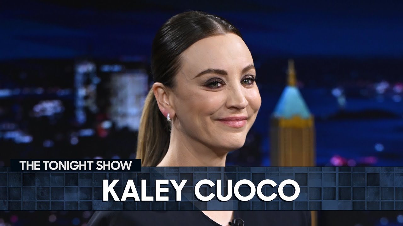 Kaley Cuoco Compares Her Baby to a Drunk Best Friend, Talks Fantasy Football & Based on a True Story
