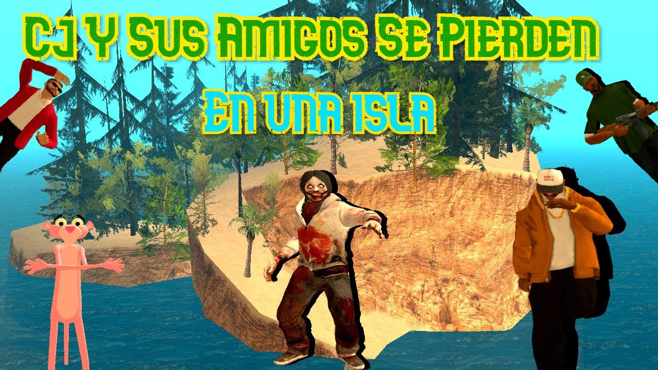 Cj y Sus Amigos Se Pierden En Una Isla|Gta San Andreas Loquendo