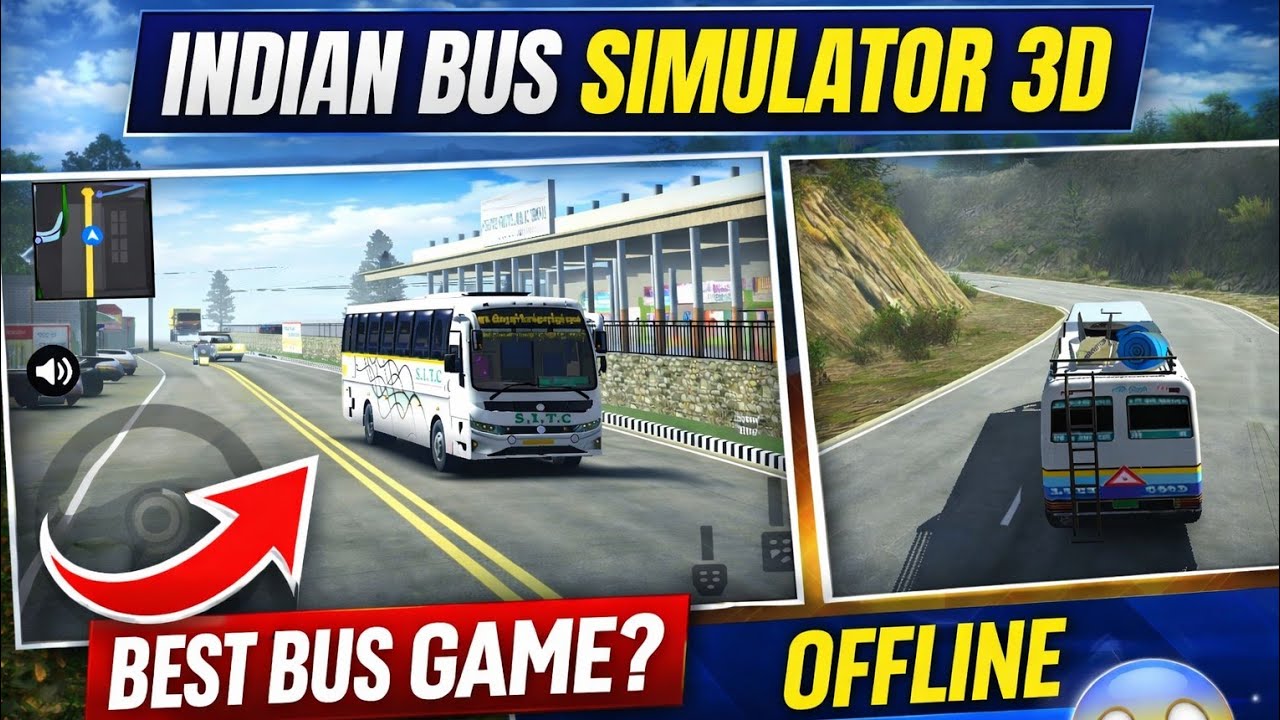 Indian Bus Simulator Game 3D Review | Best Offline Bus Driving Game Under 120MB 😱
