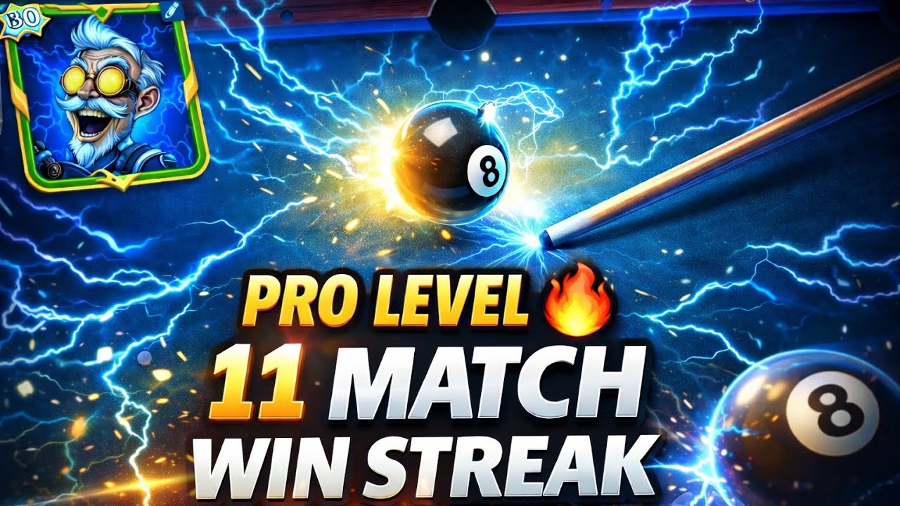 UNSTOPPABLE! 🔥 11 Back to Back Wins | 8 Ball Pool Pro Gameplay