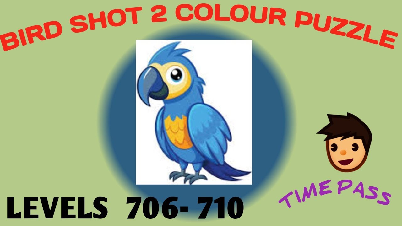 Bird sort 2 colour puzzle 🐦 level706-710