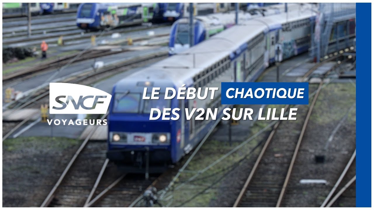 🇫🇷 ⸱ [SNCF] Le d&eacute;but (tr&egrave;s) chaotique des V2N et des 22200 R sur l'&eacute;toile de Lille - TER HDF