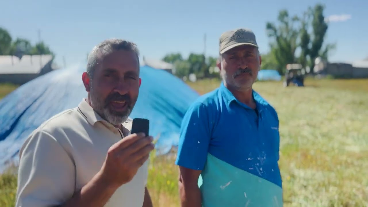 Ağrı Ballıbostan Köyünde hasat sezonu başladı. Ancak Çiftçileri bekleyen zorluklar var !!
