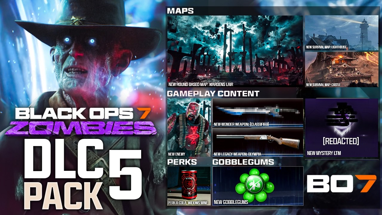 ПЕРВЫЙ ВЗГЛЯД на НОВОЕ обновление 5-го сезона зомби-режима Black Ops 7 СКОРО...