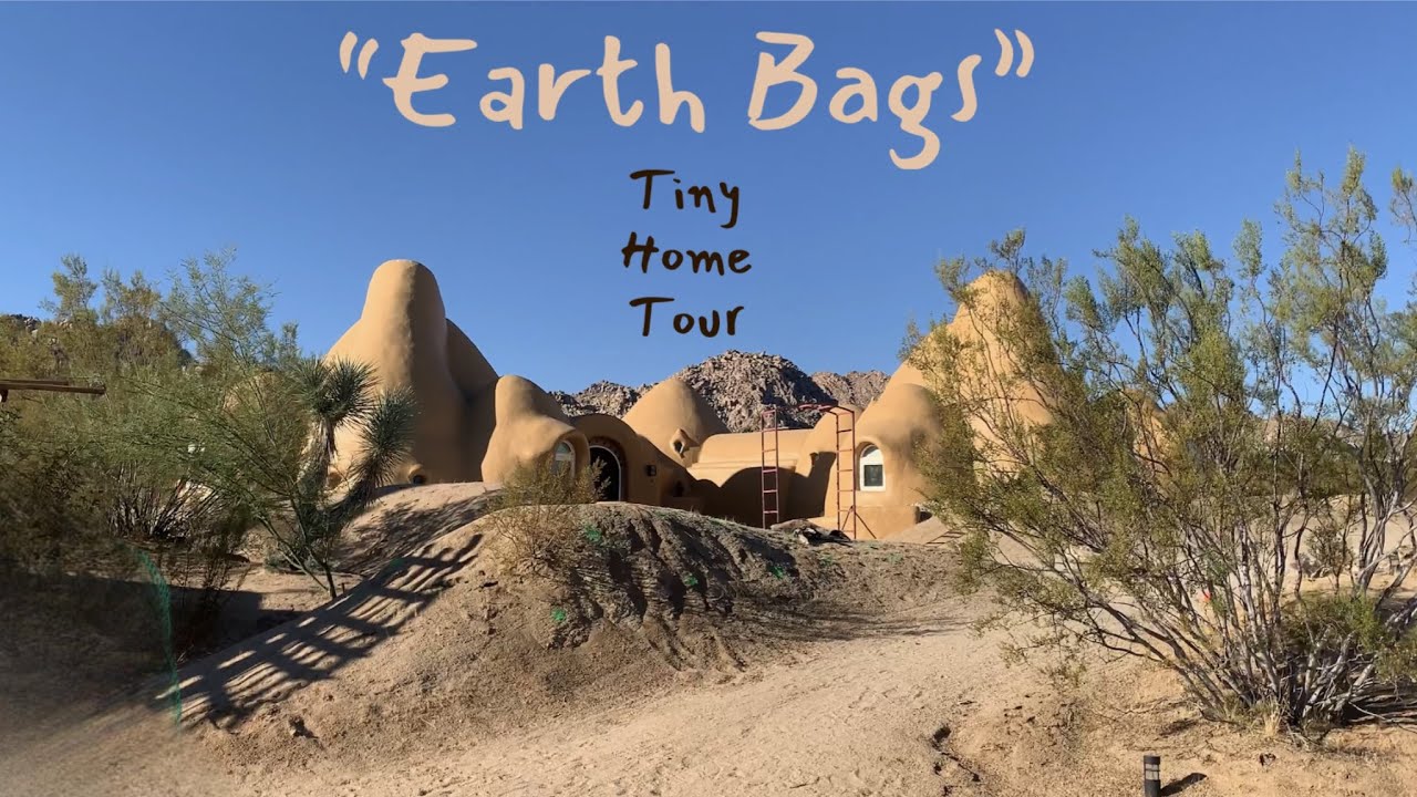 Tiny Home Tour: Earth Bag Glamping (First YouTube Video!)