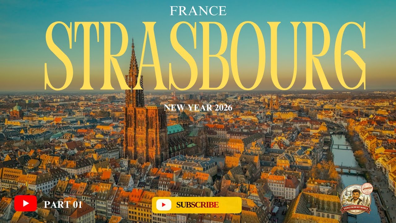 Exploring France_Strasbourg ✨ Famous Cathedral & Cute Teddy Bear Street | Part 1
