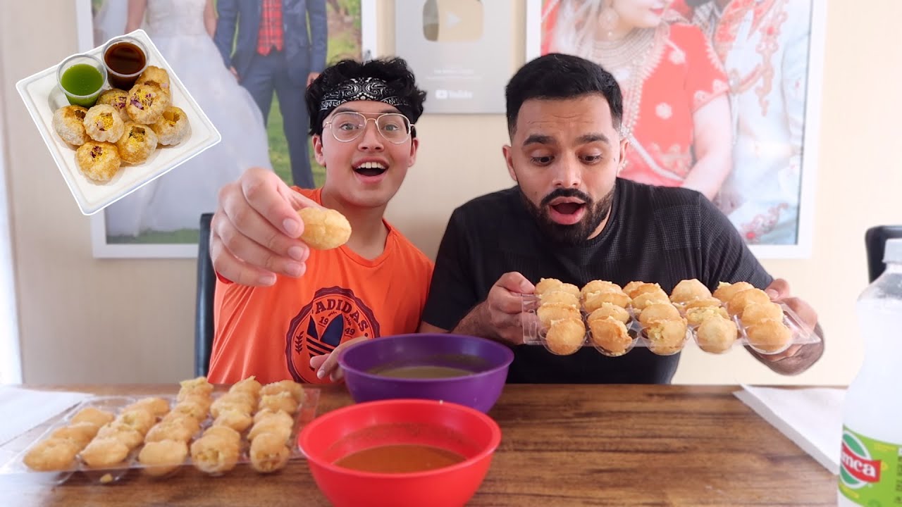 PANI PURI / GOLGAPPA EATING COMPETITION | PANI PURI CHALLENGE WITH ASH!!!