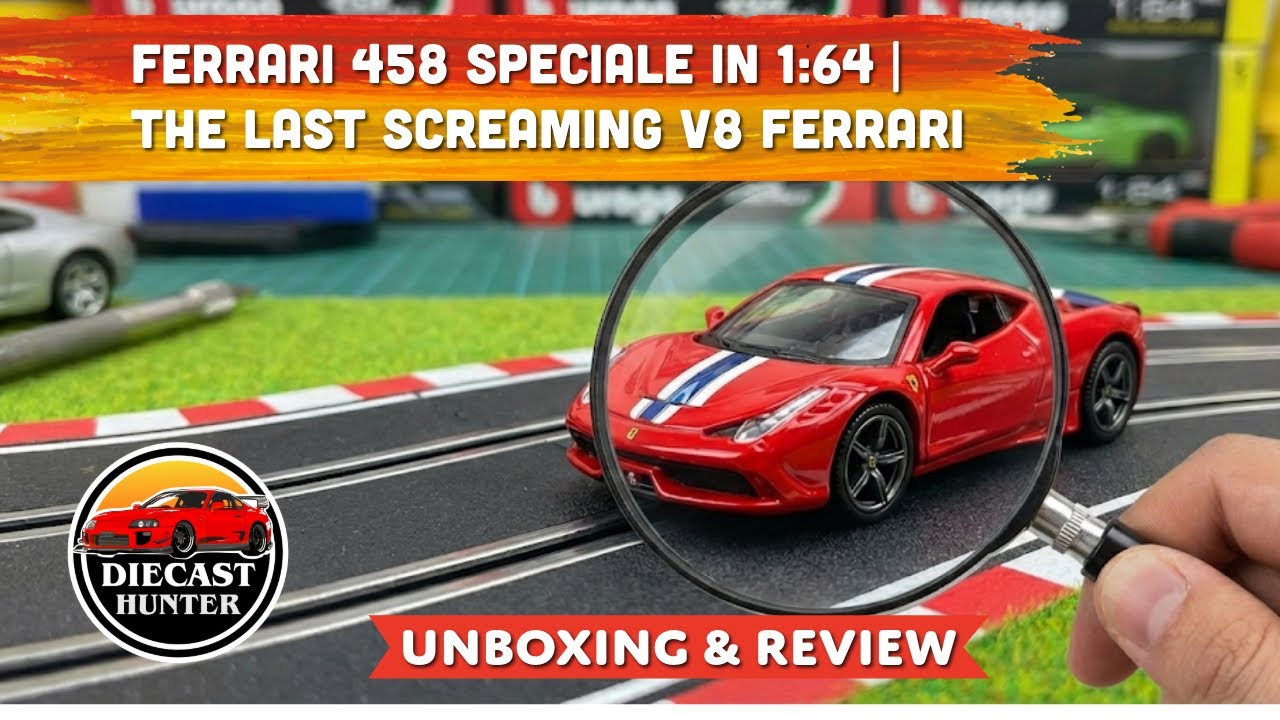 The Last True Ferrari V8? Bburago 1/64 Ferrari 458 Speciale Review