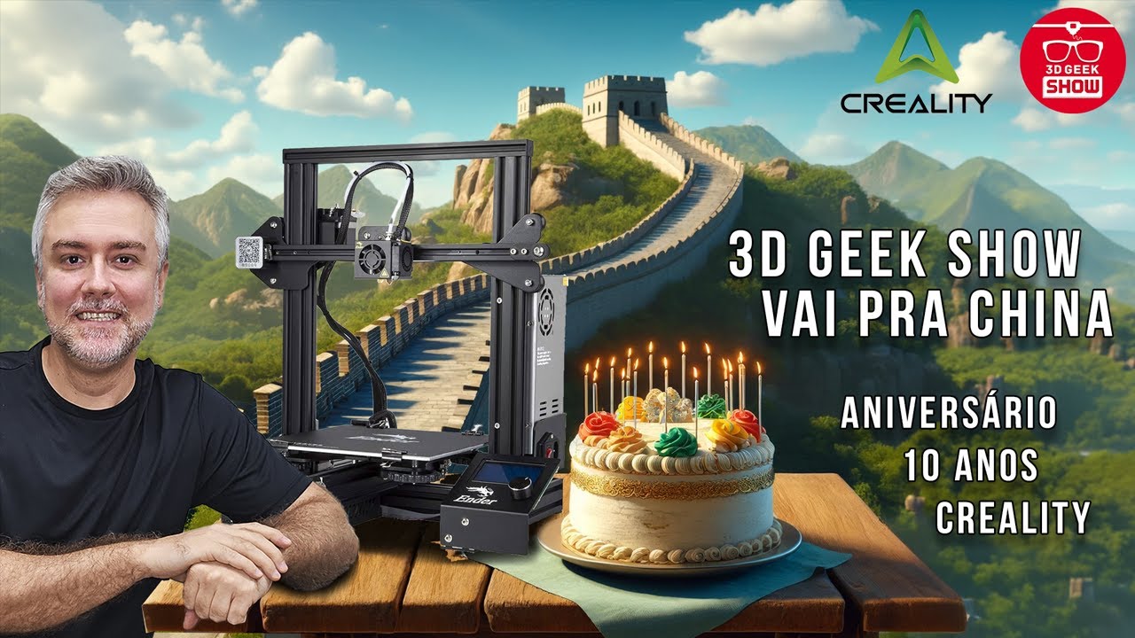 Cobertura Exclusiva do Aniversário de 10 anos Creality!