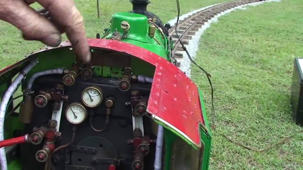 Firing the steam loco
