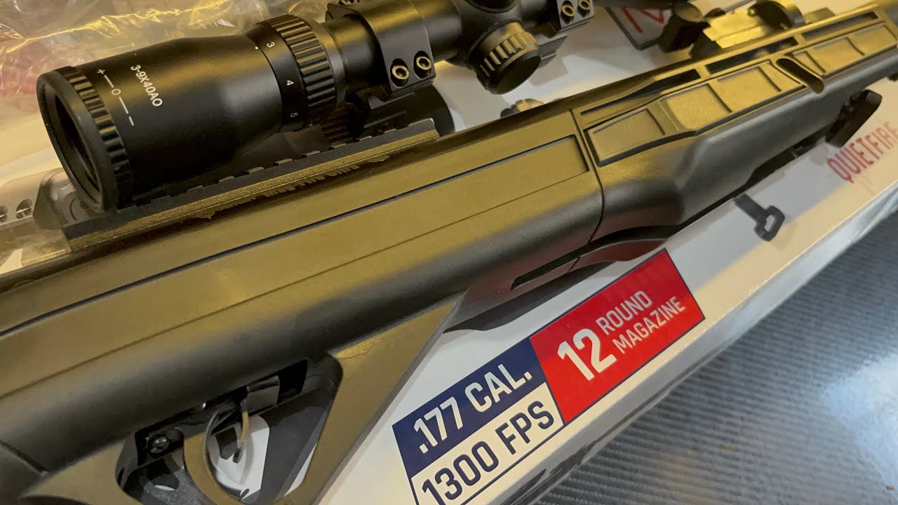 Crosman Airgun Magfire Ultra 177 unboxing and testing