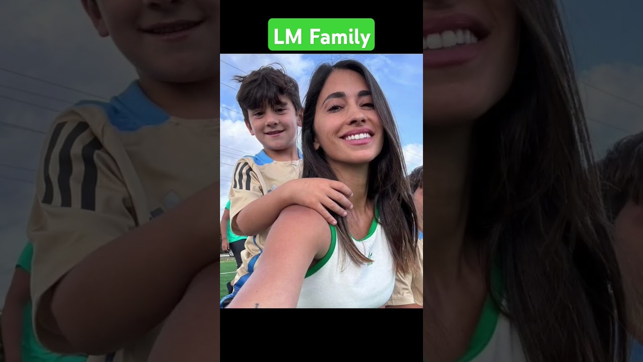 Lionel Messi andAntonela Roccuzzo with his family #shorts#Lionelmessi#Antonela Roccuzzo