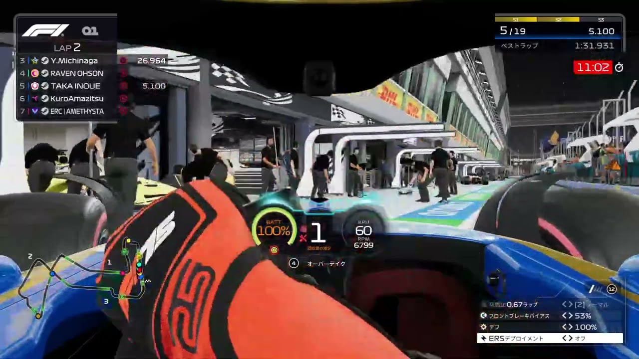 Vtuber F1 Grand Prix 2026 C3 Round 2 Singapore Grand Prix Race1まで
