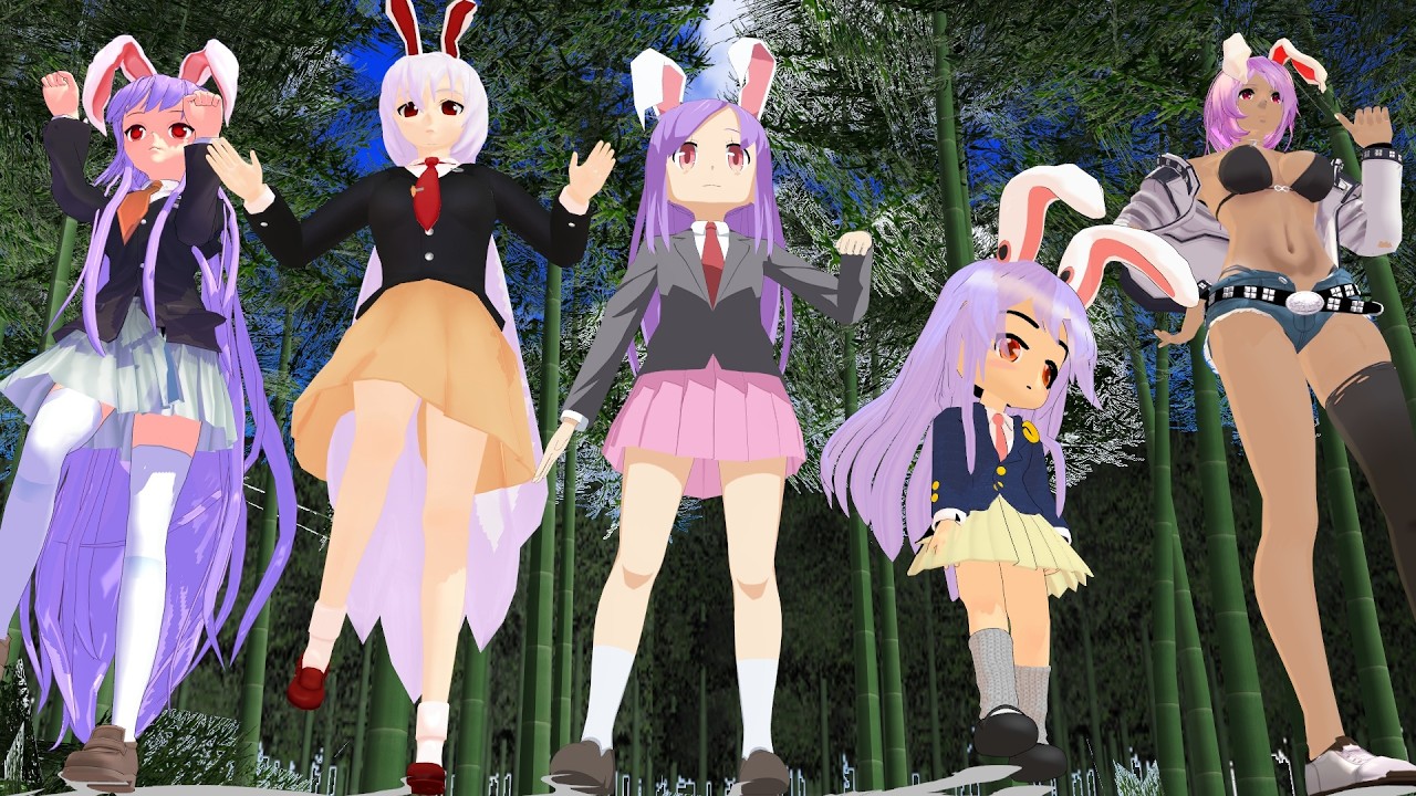 どのうどんげが好き？　鈴仙・優曇華院・イナバ紙芝居MMD１５選！ Top 15 Most Touhou MMDs Reisen Udongein Inaba