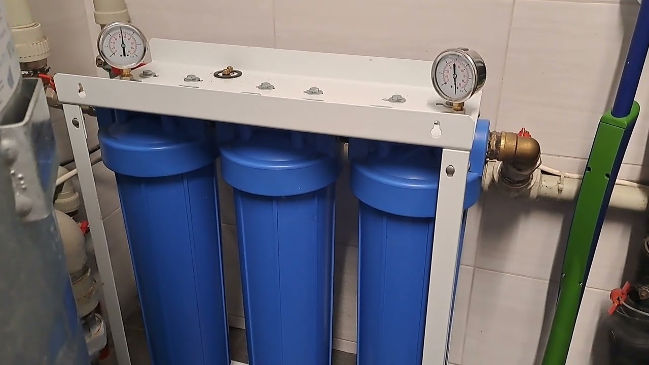 Aquafilter BB20 pressure drop on new iron removal set