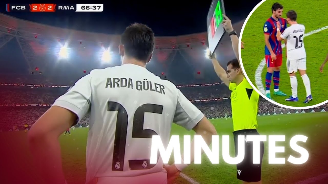 Good performance, ᴀʀᴅᴀ ɢᴜ̈ʟᴇʀ got minutes in the final - Performance summary