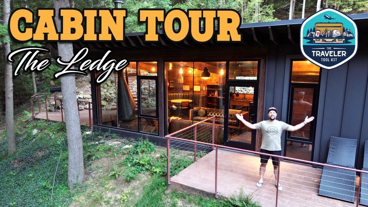 Посетите уникальный арендованный домик Airbnb в Хокинг-Хиллз, Огайо | The Ledge Cabin в The Lost ...