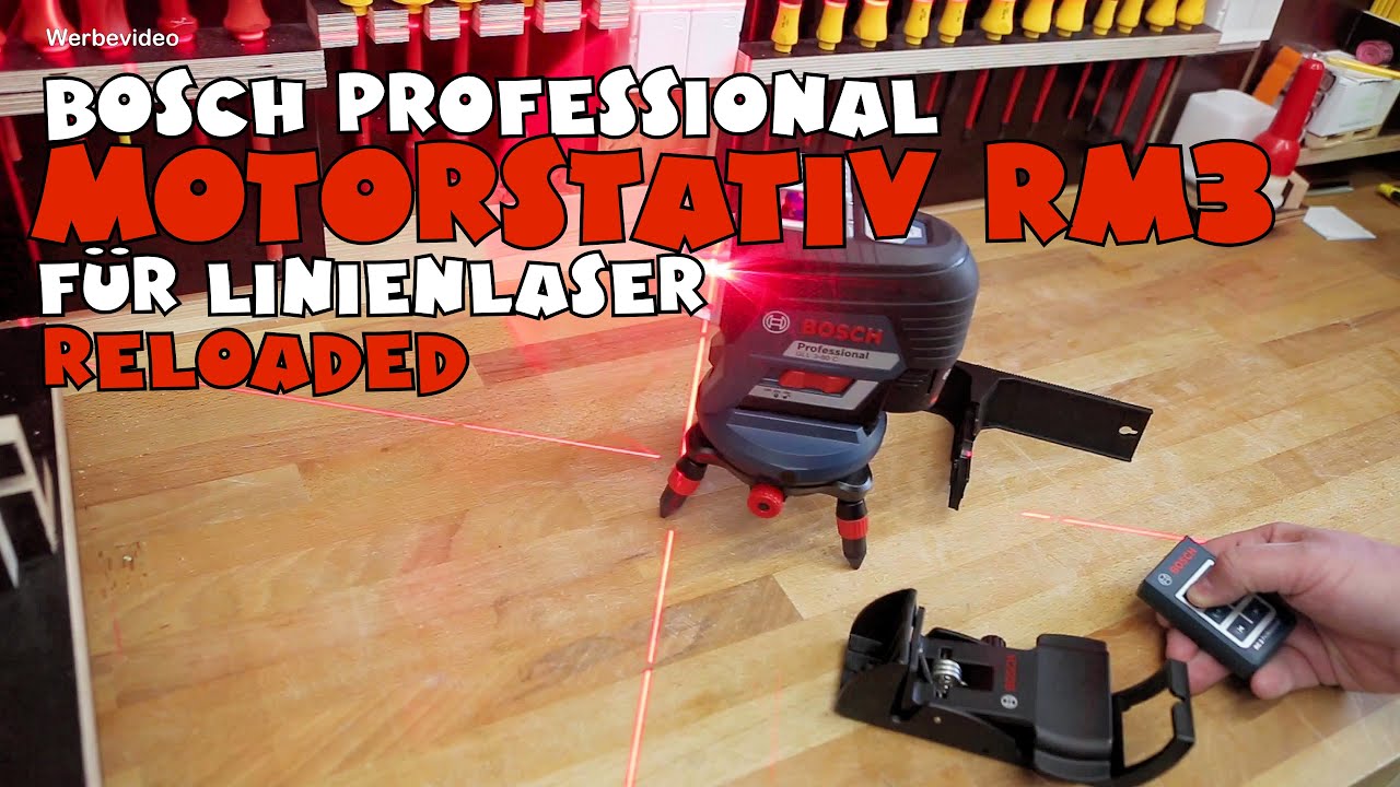 Unboxing & Review Bosch Professional RM3 Halterung f&uuml;r GLL3-80
